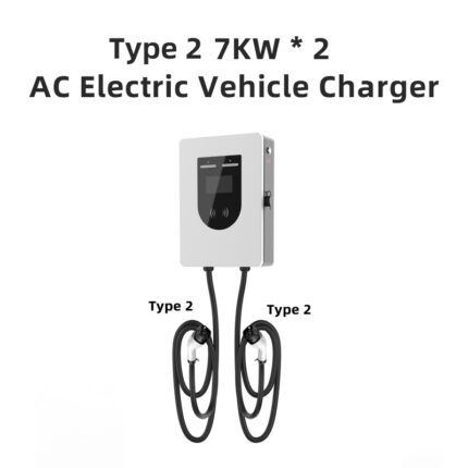 Dual-gun 14KW Fast Charger Station For EV Fleets