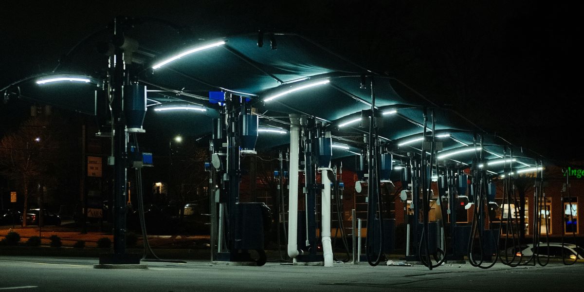 modern public charging stations