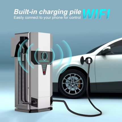 120kW DC Fast Charger with Dual CCS1 Guns – Commercial EV Charging Pile