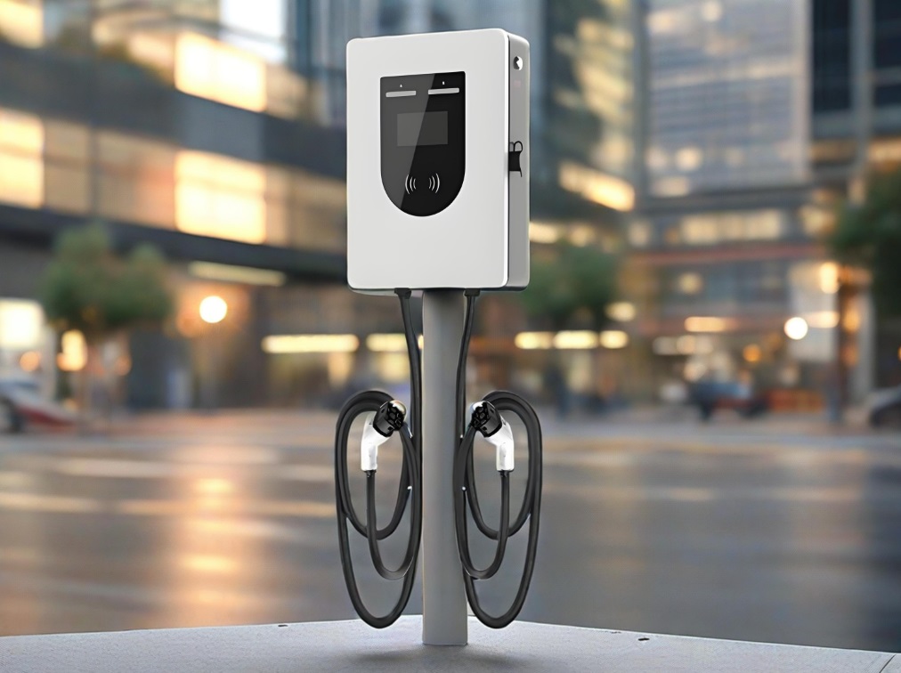 modern dual-gun charger station