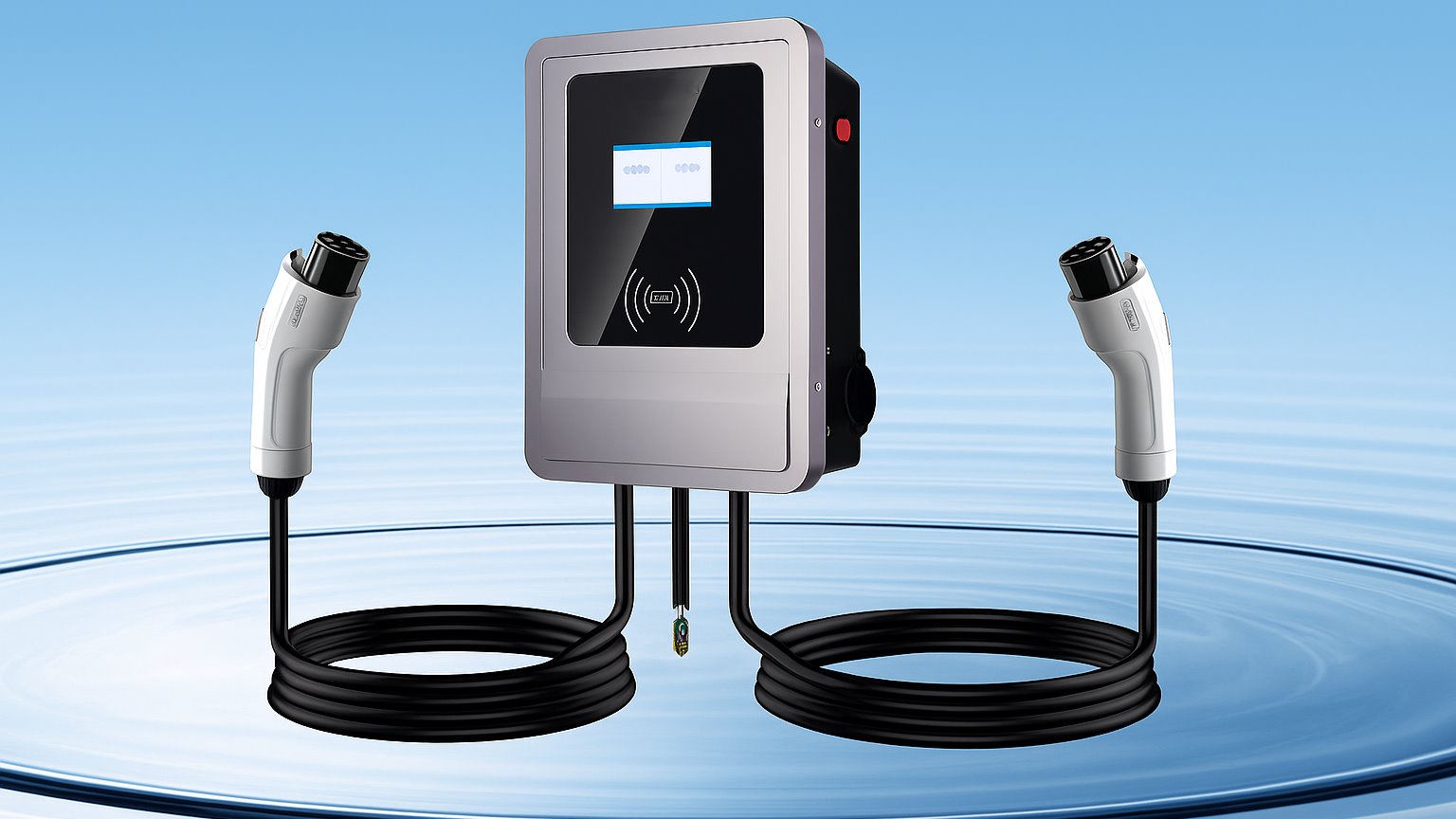 dual connector EV chargers